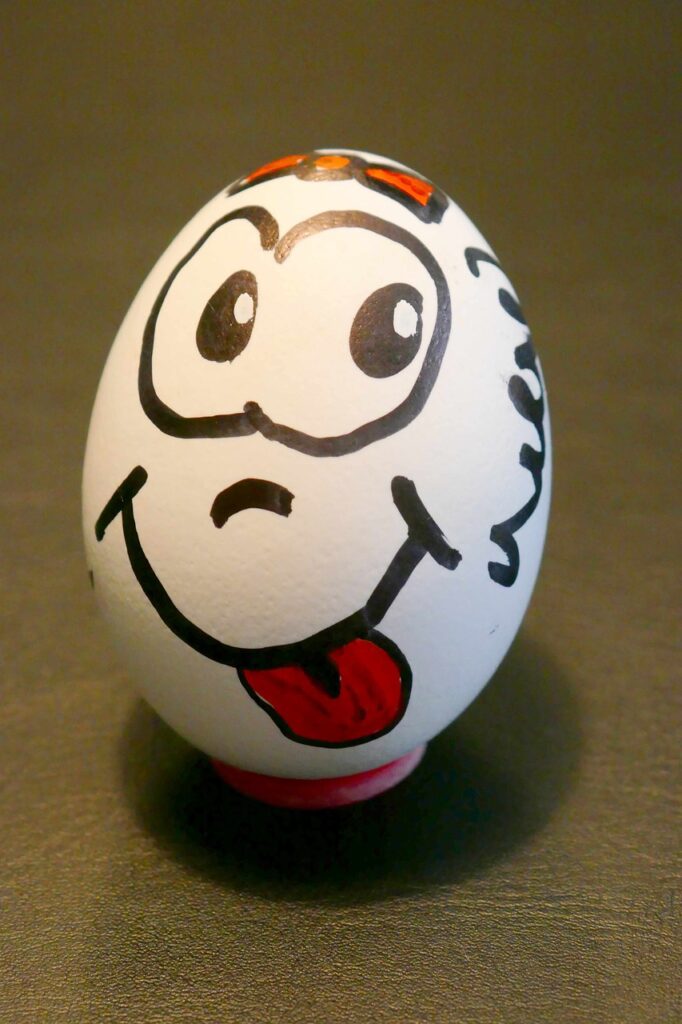 egg, breakfast egg, boiled egg, food, painted, face, fun, joke, boiled egg, joke, joke, joke, joke, joke